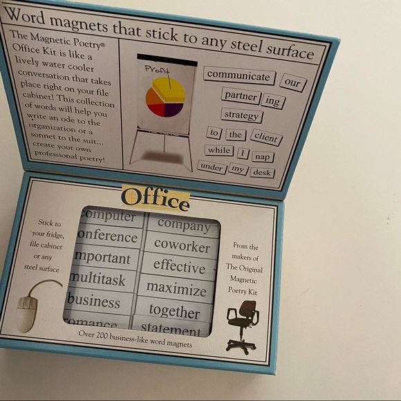 Magnetic poetry kit - Picture 4 of 4